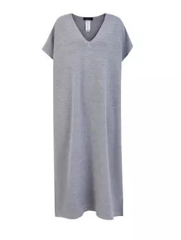 Свободное платье из трикотажа с мерцающей нитью ламе