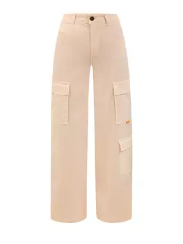 Свободные брюки-карго Lela из хлопкового твила Pima