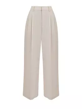Свободные брюки Sartorial Loose с защипами и деталью Мониль
