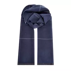 Теплый шерстяной шарф в клетку