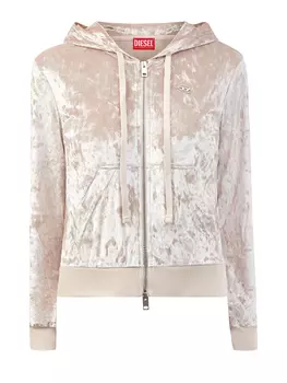 Толстовка F-Brity из мягкого велюра с литой символикой Oval D