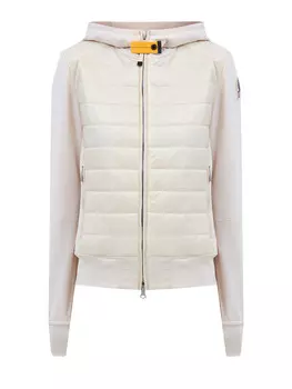 Толстовка-гибрид Caelie из стеганой тафты и хлопка с капюшоном