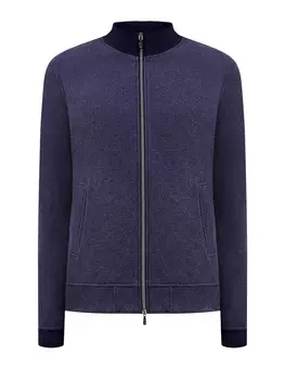 Толстовка из хлопка и кашемира с эластичной отделкой