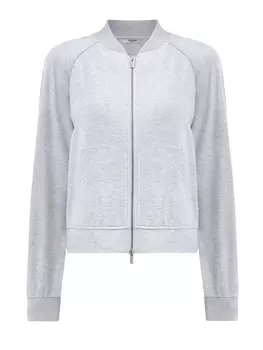 Толстовка из меланжевого хлопка с ювелирными цепочками Punto Luce