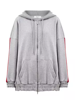 Толстовка из серии Sweat с капюшоном и вязаными деталями