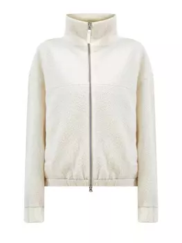 Толстовка Minori из шерстяного и кашемирового букле на молнии