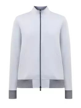 Толстовка в спортивном стиле из меланжевого хлопка stretch