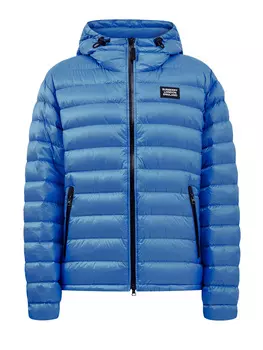 Тонкий пуховик с водонепроницаемой отделкой молнии