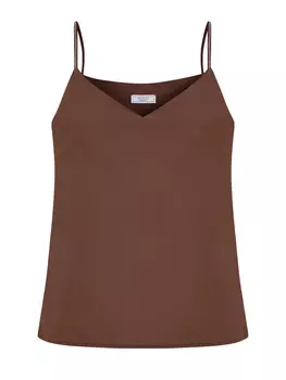 Топ из матовой органзы с мерцающими бретелями Punto Luce