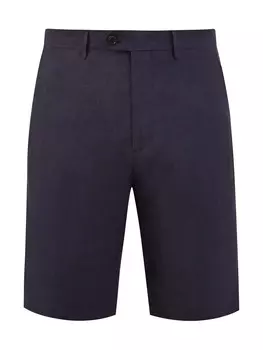 Удлиненные льняные шорты в стиле sprezzatura