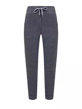 Укороченные брюки из хлопка с отворотами и цепочкой Punto Luce