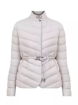 Утепленная куртка-трансформер Faenza из стеганой тафты с поясом