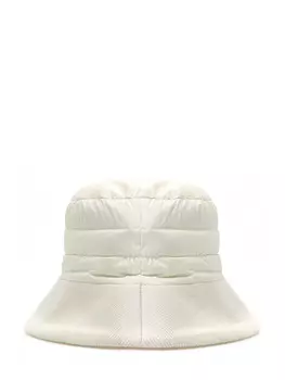 Утепленная панама Puffer Bucket с отделкой из шерсти мериноса