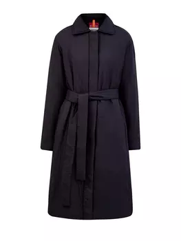 Утепленный плащ Melicent из нейлоновой тафты с поясом в тон