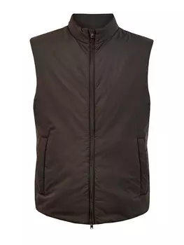 Утепленный жилет из матового влагозащитного эко-микроволокна