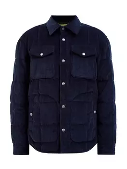 Вельветовая куртка с утеплителем из утиного пуха и пера