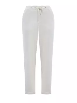 Вельветовые брюки с поясом на мерцающей кулиске