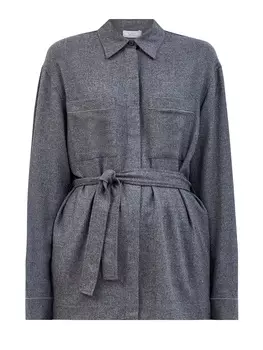 Верхняя рубашка с цепочками Punto Luce и поясом в тон