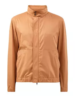 Ветровка из плотного хлопкового поплина с капюшоном