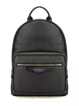 Вместительный рюкзак из крупнозернистой телячьей кожи