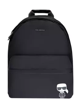 Вместительный рюкзак с контрастной аппликацией K/Ikonik