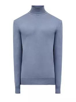 Водолазка из мягкой мериносовой шерсти и шелка