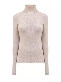 Водолазка из тонкой кашемировой пряжи английской вязки