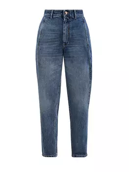 Высокие джинсы mom’s из выбеленного денима Authentic