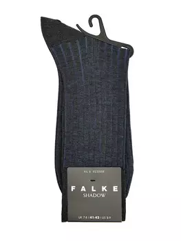 Высокие носки Shadow из мерсеризованного хлопка в полоску