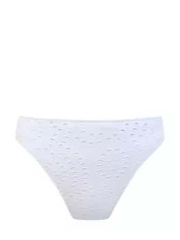 Высокие плавки-брифы Sibilla с фактурным узором в тон