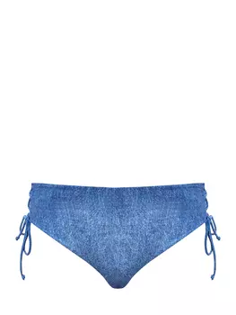 Высокие плавки-слипы с боковыми разрезами на завязках