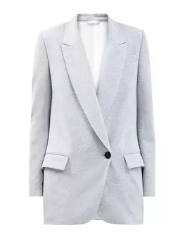 Жакет из эластичного хлопкового футера с цепочкой Мониль