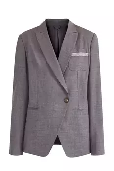 Жакет из легкой шерстяной ткани с деталью Precious Pocket