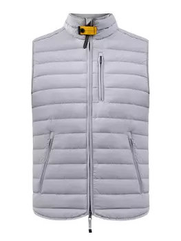 Жилет из матового стеганого нейлона с пуховым утеплителем