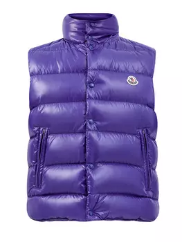 Жилет Tib в стиле 80-х из глянцевого нейлона