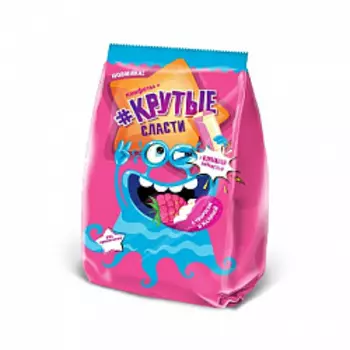 Батончики Крутые сласти с творогом, малиной и взрывной карамелью, Рот Фронт, 180 гр.