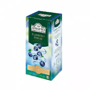 Чай Ahmad Tea Blueberry Breeze зеленый чай с голубикой, 25 пак