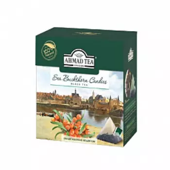 Чай Ahmad Tea Облепиховые леденцы черный, 20 пир.
