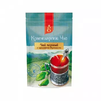 Чай черный с бергамотом в упаковке, Объединение Краснодарский чай, 90 гр.
