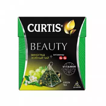 Чай Curtis Beauty зеленый, в пирамидках, 15 шт.