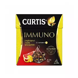 Чай Curtis Immuno черный, в пирамидках, 15 шт.