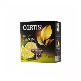 Чай Curtis Sunny Lemon черный в пирамидках, 20 шт.