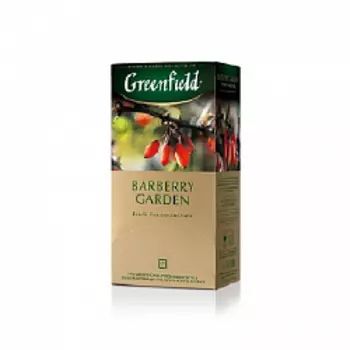 Чай Greenfield Barberry Garden черный в пакетиках, 25 шт.