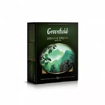 Чай Greenfield Jasmine Dream зеленый в пакетиках, 100 шт.