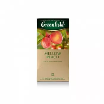Чай Greenfield Mellow Peach зеленый в пакетиках, 25 шт.