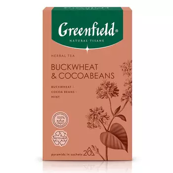 Чай Greenfield Natural Tisane Buckwheat & Cocoabeans, 20 шт.