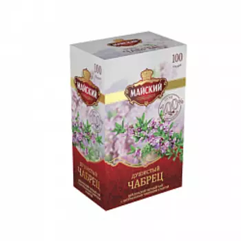 Чай Майский "Душистый чабрец" черный среднелистовой, 100 гр