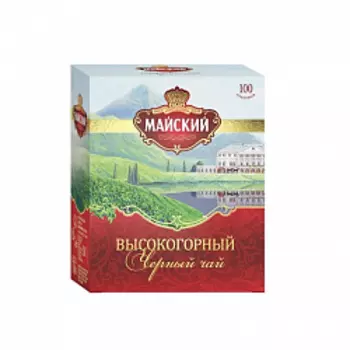 Чай Майский Высокогорный в пакетиках, 100 шт