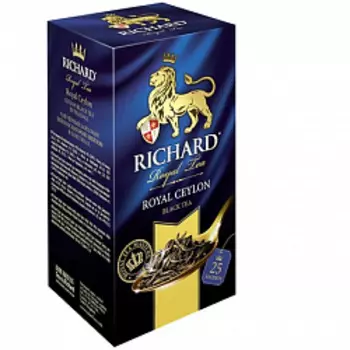 Чай Richard Royal Ceylon черный байховый, 25 сашет