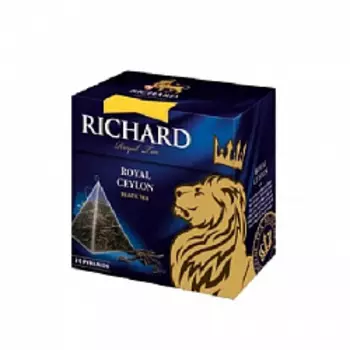 Чай Richard Royal Ceylon черный в пирамидках, 20 шт.